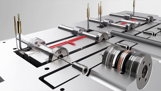 EWIKON Nadelverschlussantrieb Hubplatte