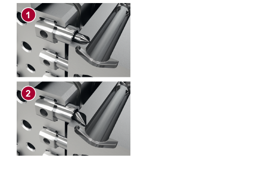 EWIKON HPS III-MH Seitenanspritzung Anschnittvarianten